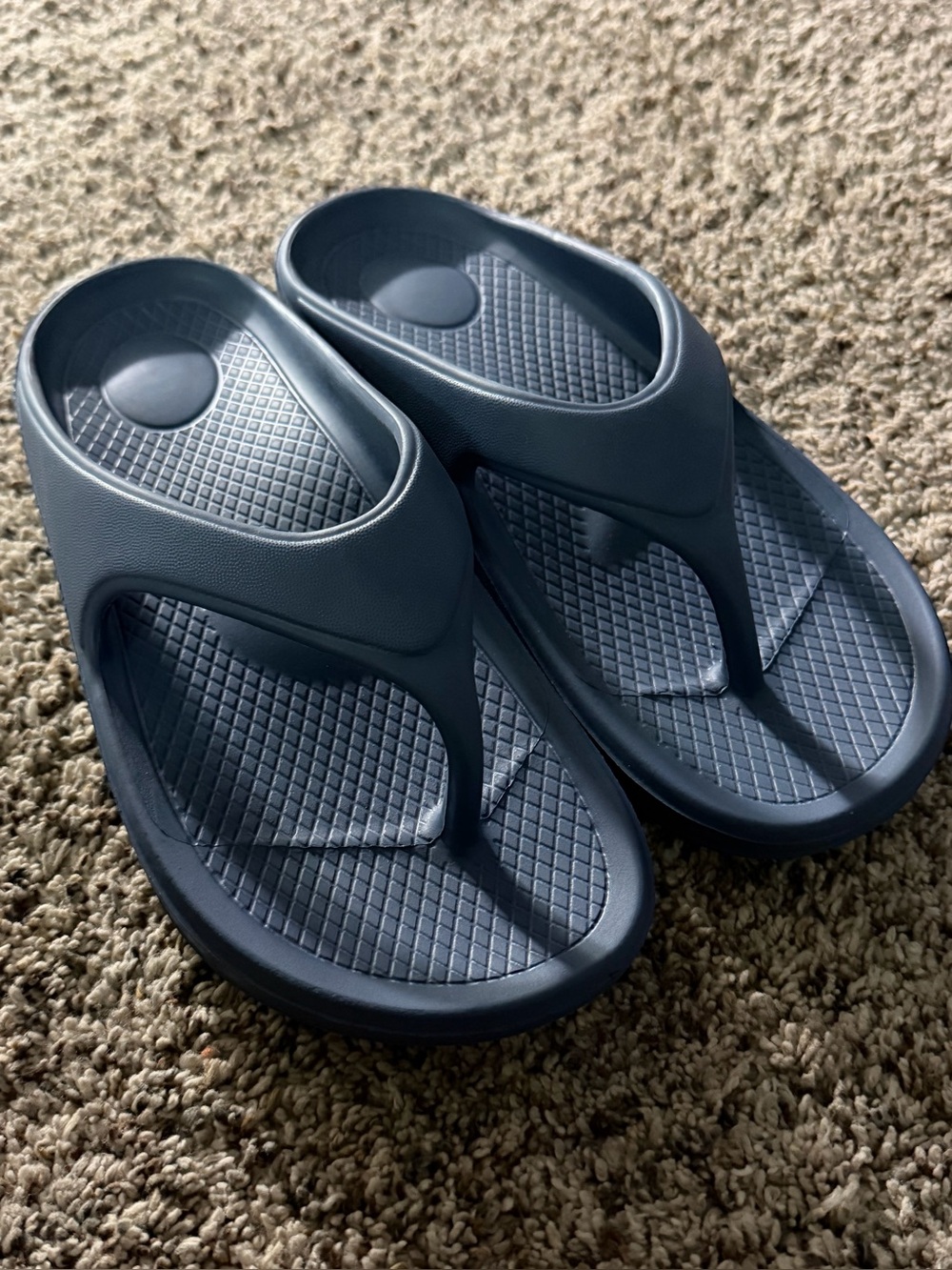 Women’s Casual Blue/Purple Foam Flip Flops Size 8.5 or 39